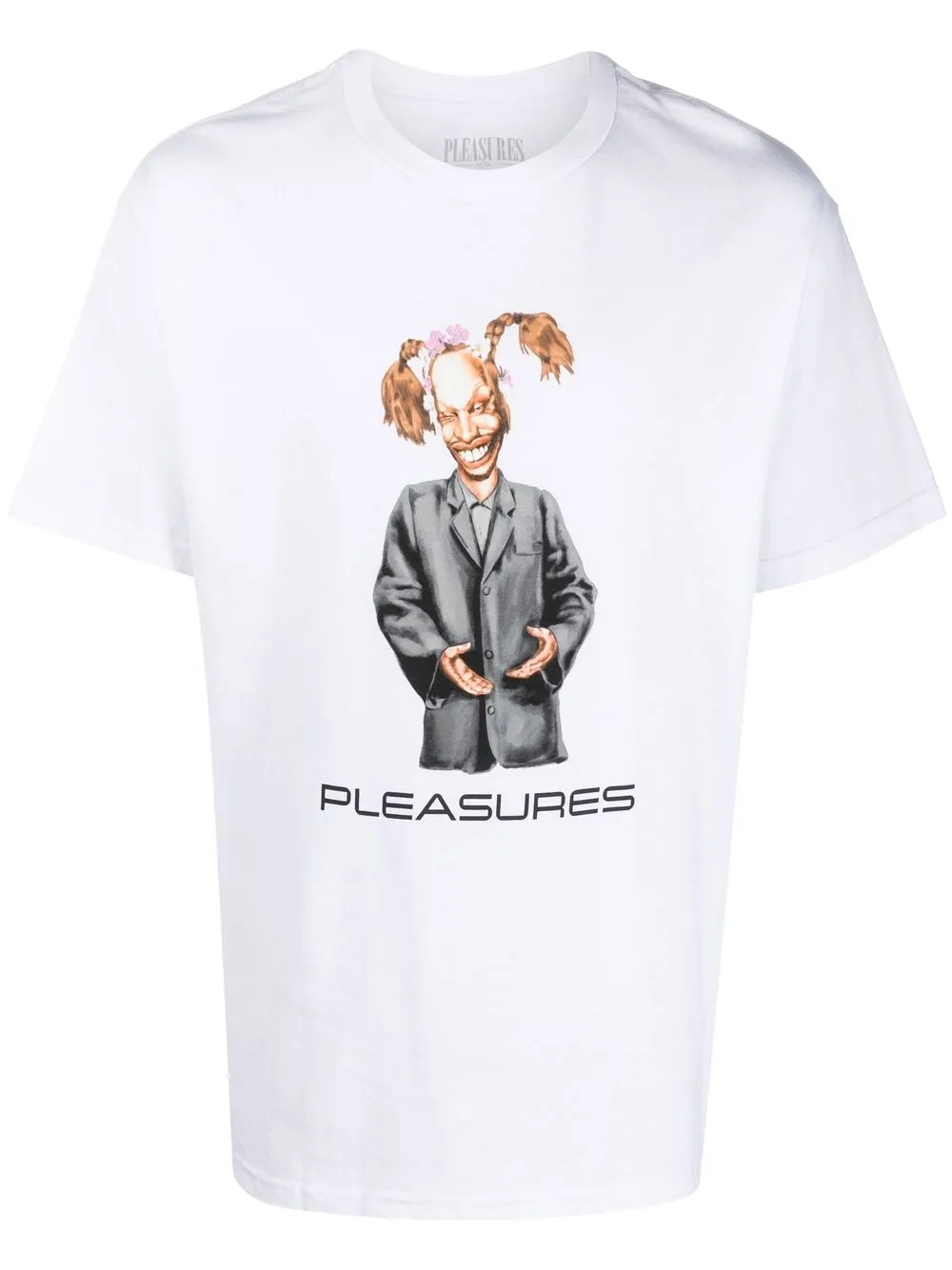 

Pleasures graphic-print short-sleeved T-shirt - White