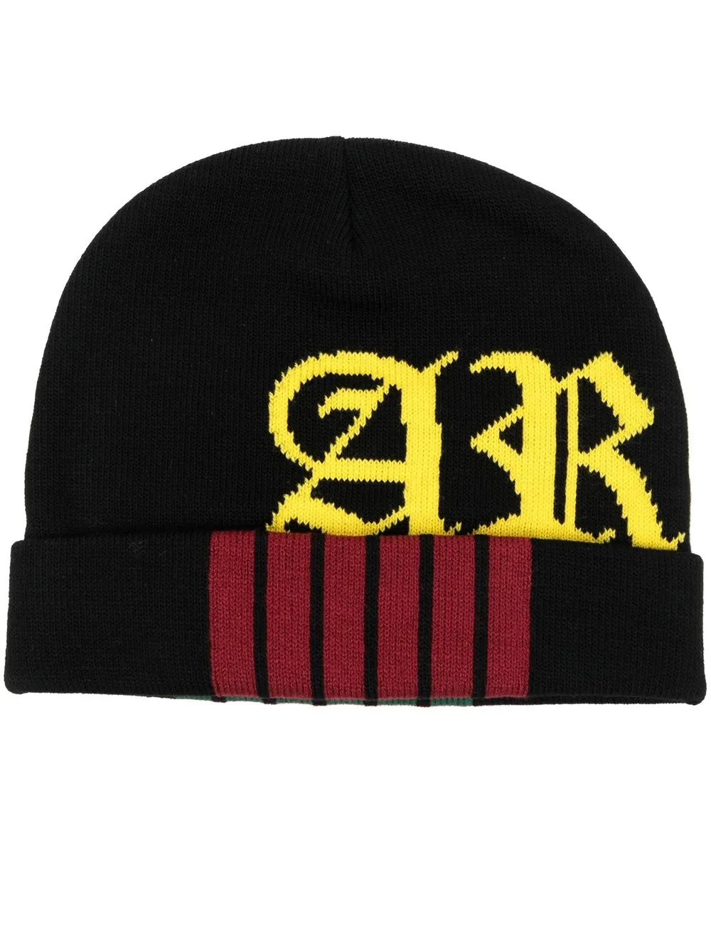 

Aries intarsia-knit beanie - Black