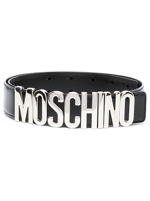 Moschino cinturón con hebilla del logo