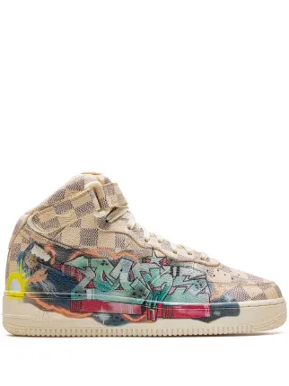 Nike Tênis x Louis Vuitton Air Force 1 Mid | Neutro | FARFETCH BR
