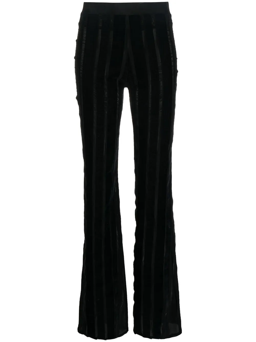 

Cynthia Rowley pantalones acampanados a paneles - Negro