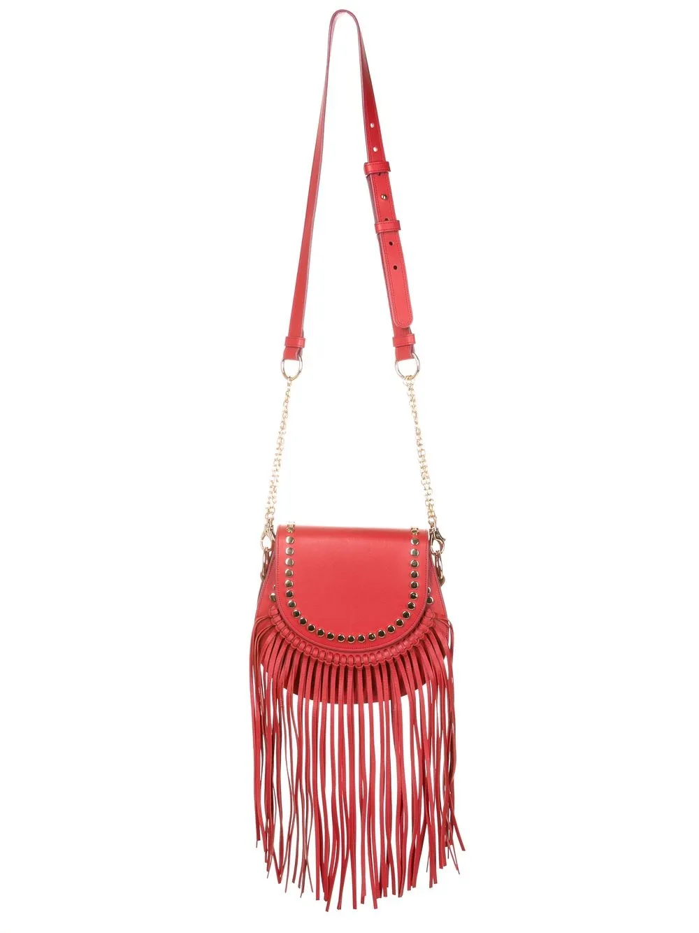 

Nk Clara fringed shoulder bag - Red