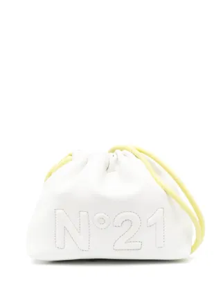 Nº21 Mini Eva Leather Shoulder Bag | White | FARFETCH