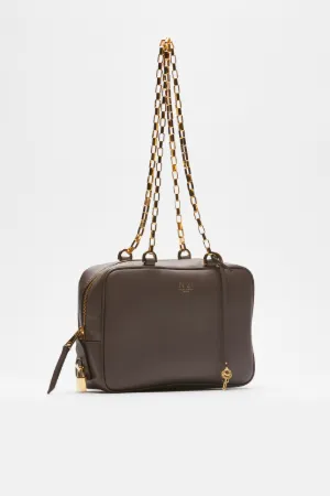 Bauletto Small Logo-Print Bag