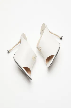 Logo-Print Mules
