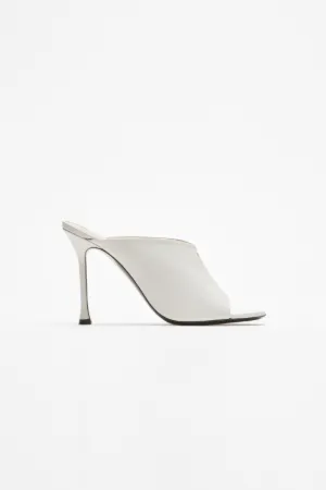 Logo-Print Mules