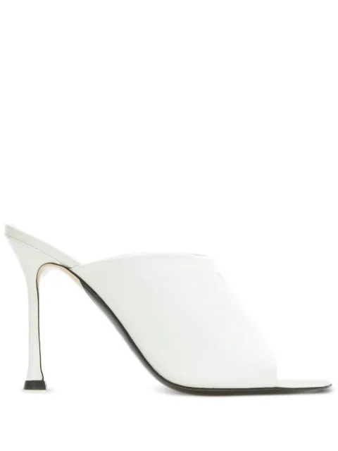 Nº21 105mm logo-print leather sandals