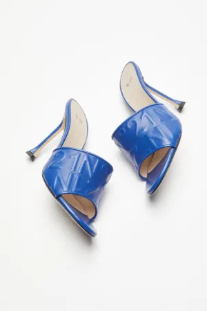 Logo-Embossed Mules