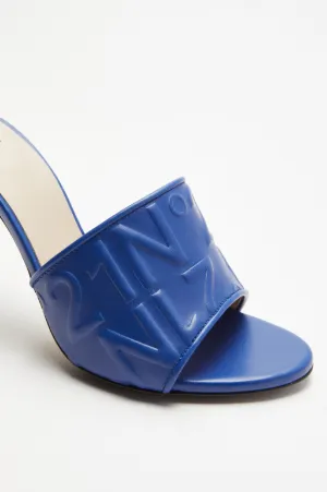 Logo-Embossed Mules