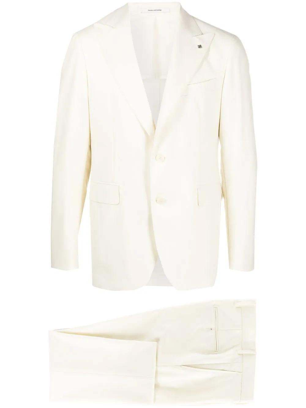 

Tagliatore single-breasted tailored suit - White