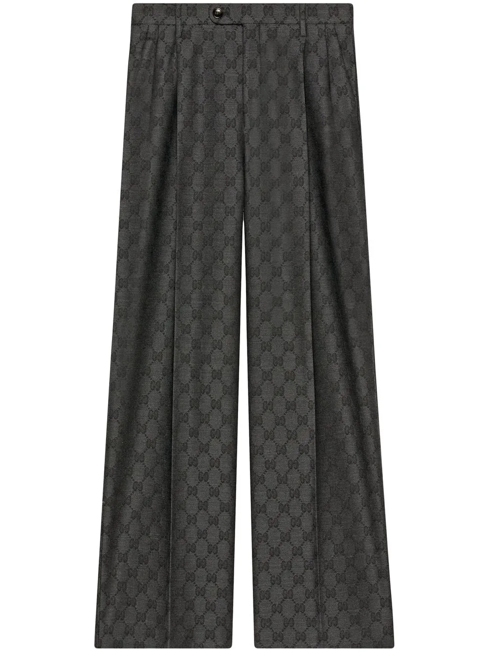 Gucci GG logo-print trousers - Grey