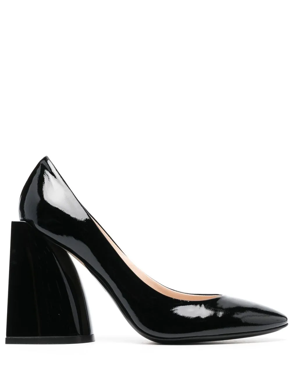 

Nº21 100mm patent-leather pumps - Black