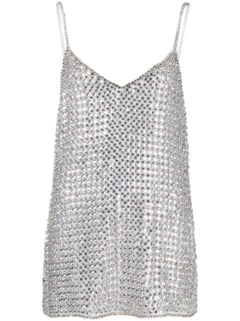 Retrofete Holland crystal-embellished mini dress