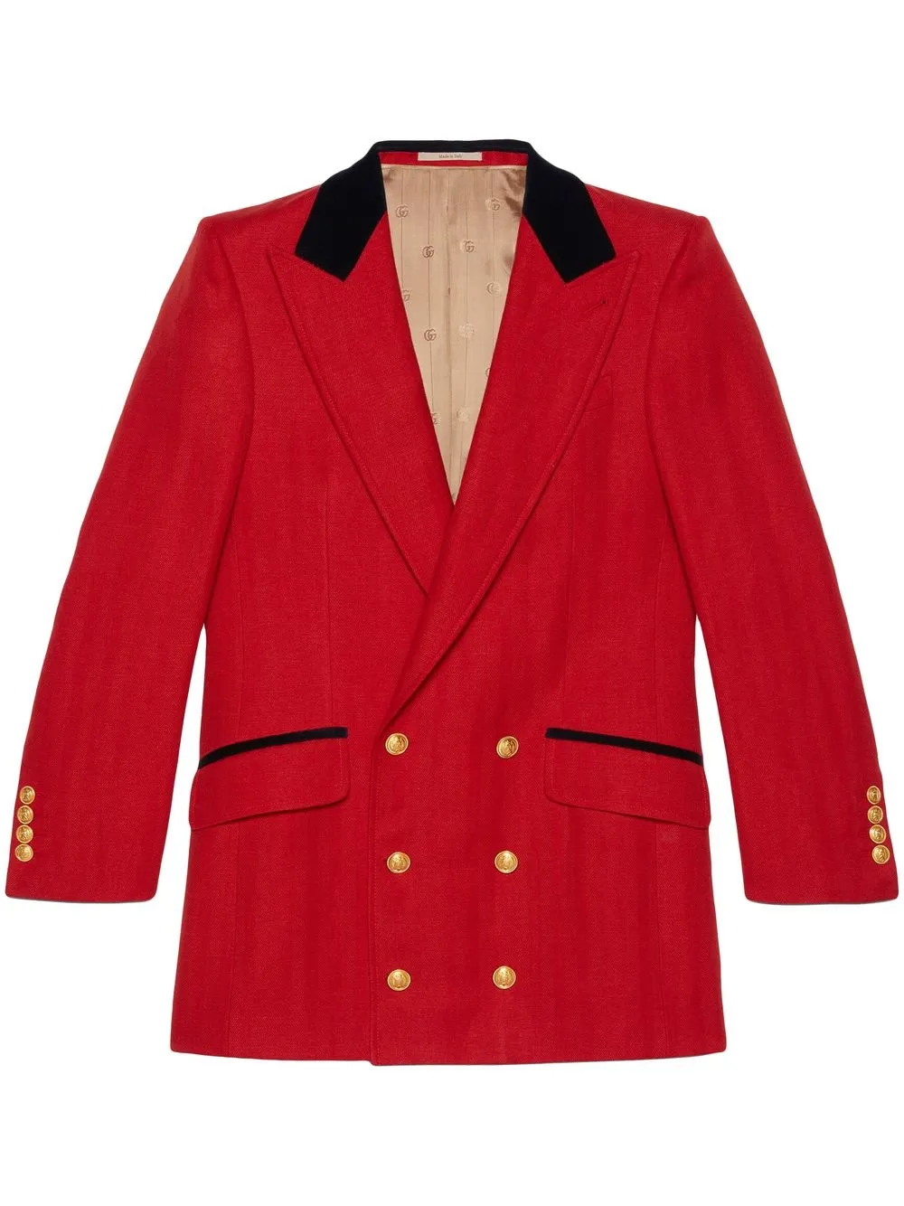 Gucci Peak lapels Double breasted Blazer Farfetch