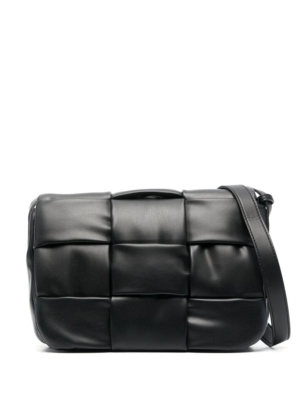 

TWINSET interwoven-design crossbody bag - Black