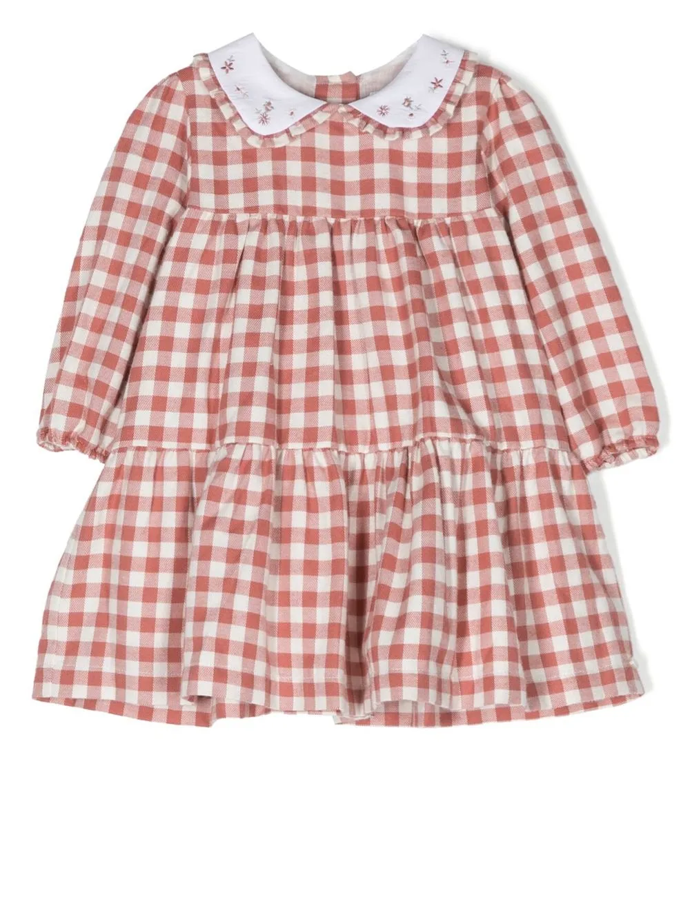 

Tartine Et Chocolat gingham-pattern cotton dress - Red