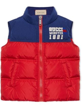 Gucci Kids color-block Down Gilet - Farfetch