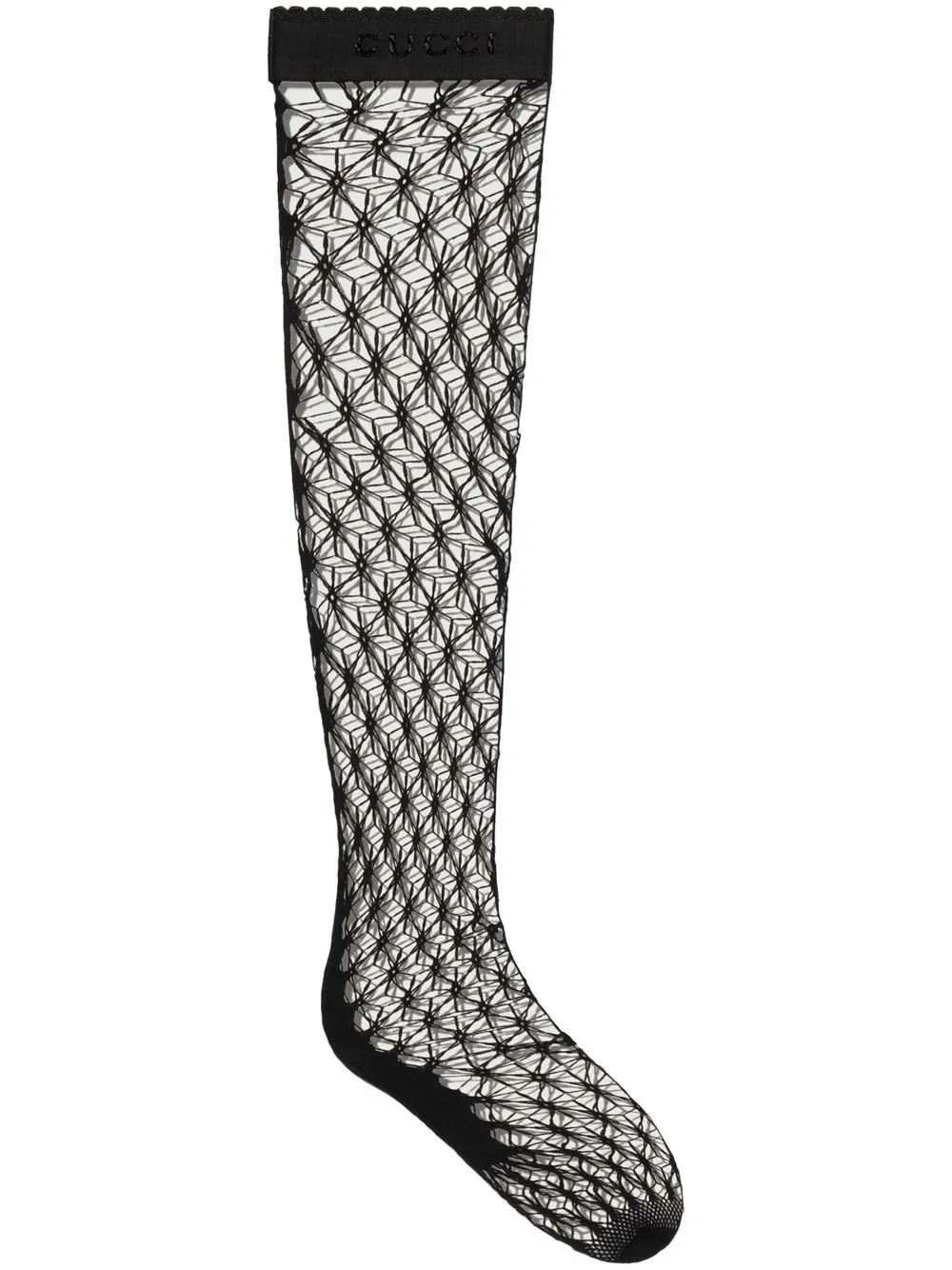 Gucci diamondmotif Knit Stockings Farfetch