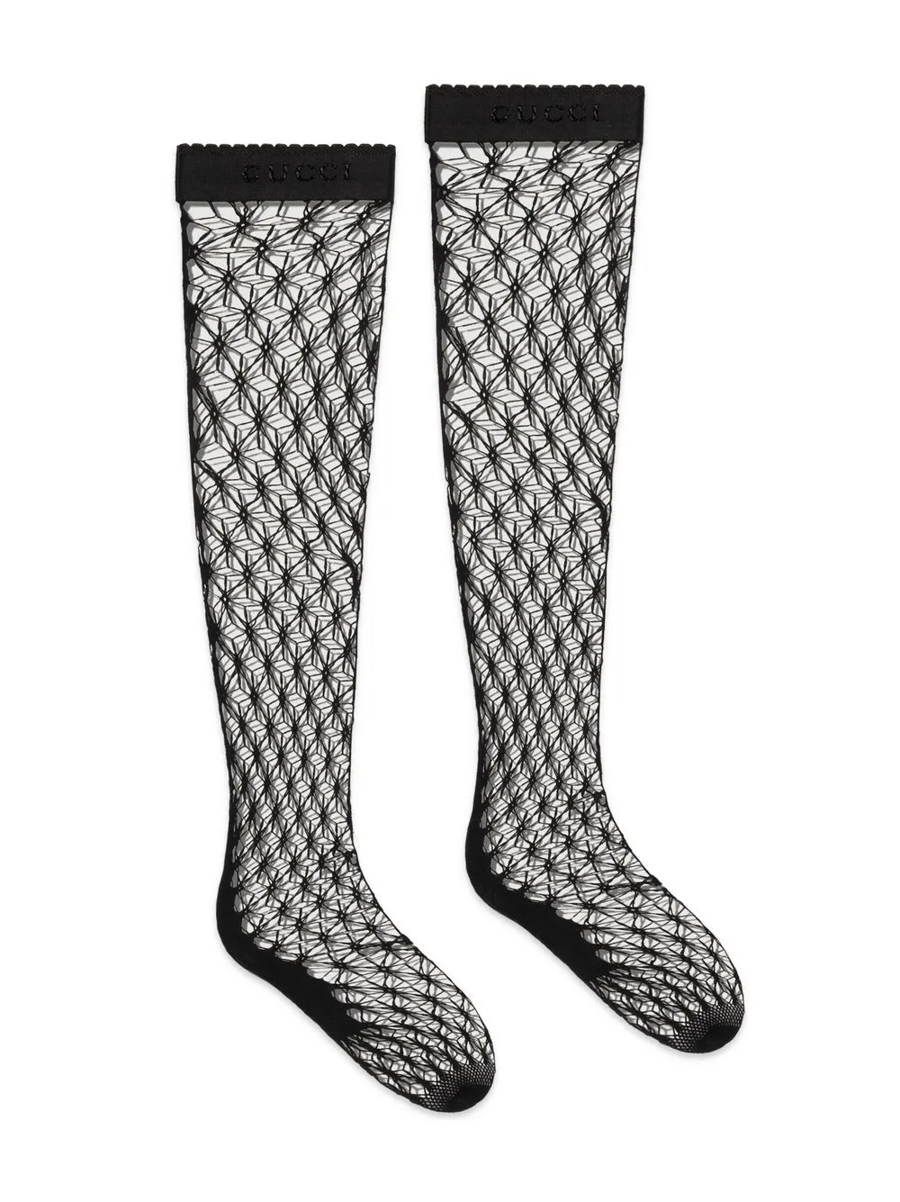 Gucci diamondmotif Knit Stockings Farfetch