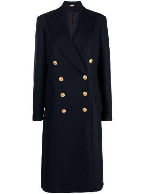 Gucci peak-lapels double-breasted coat 