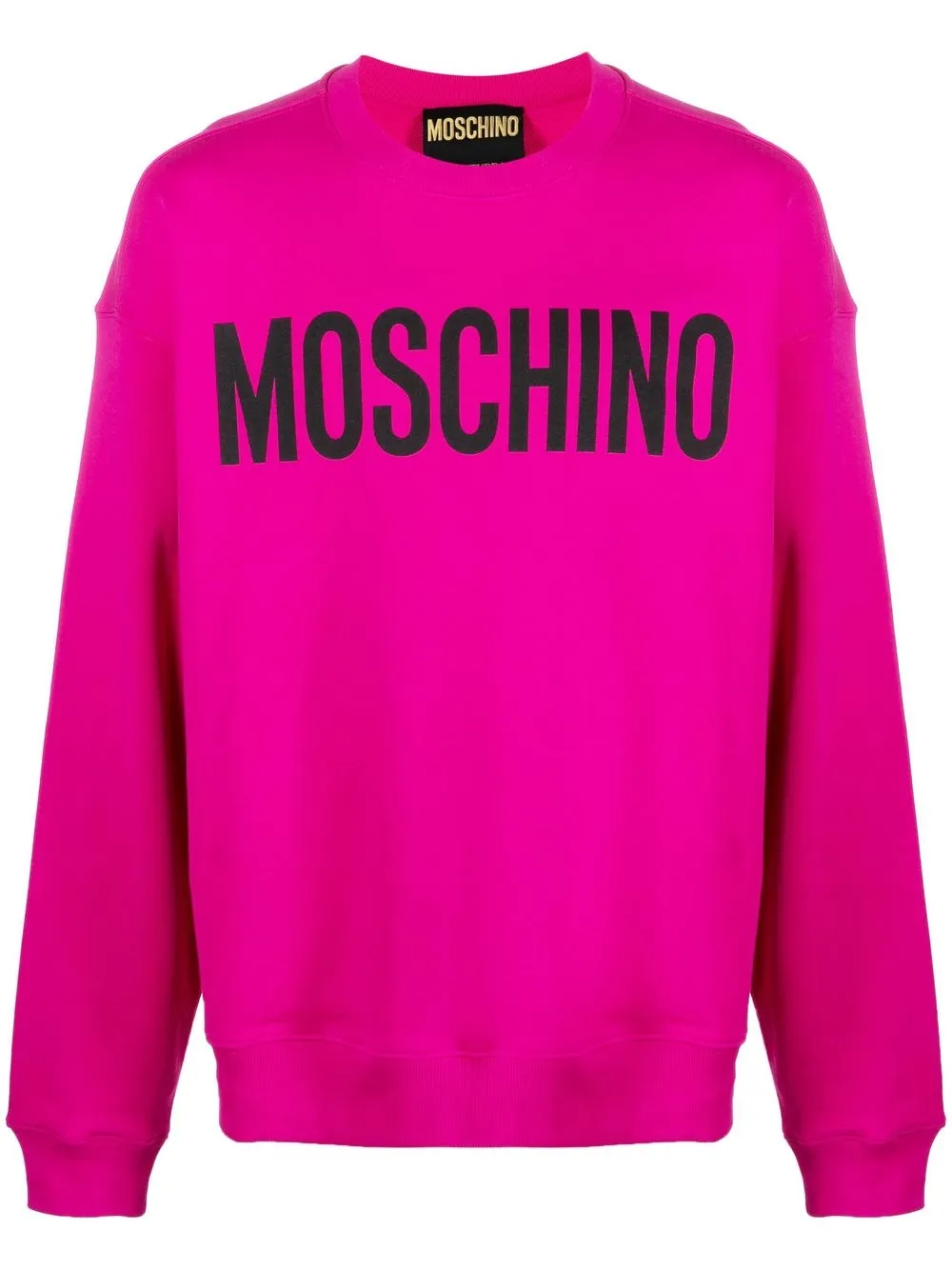 

Moschino logo-print sweatshirt - Pink