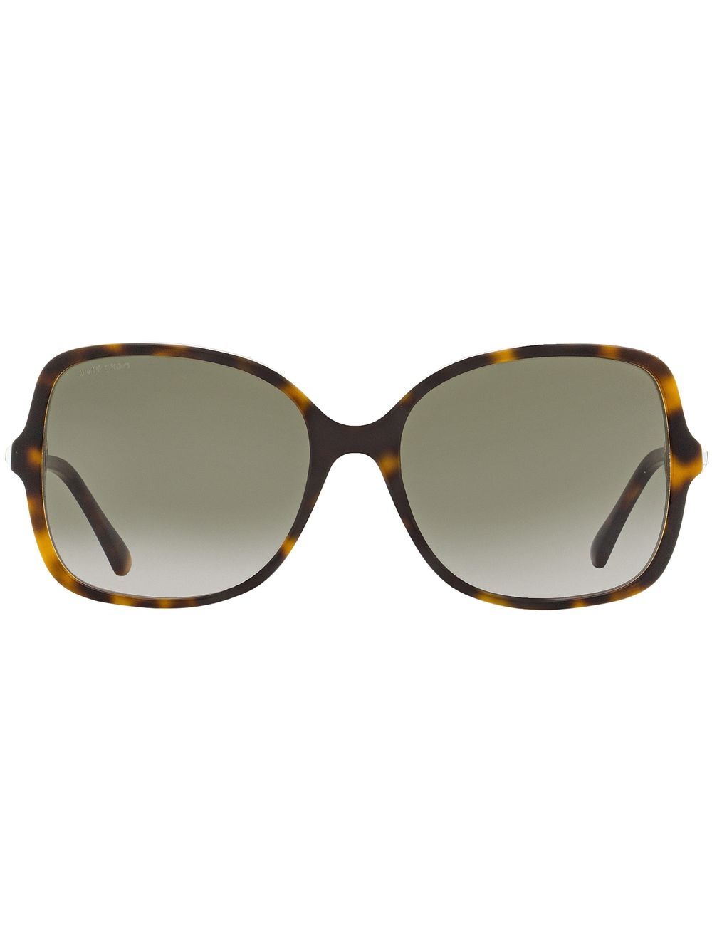 Jimmy Choo Judy Oversized-frame Sunglasses In Brown