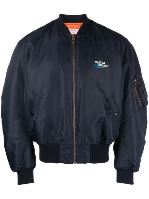 martine rose logo印花飞行员夹克