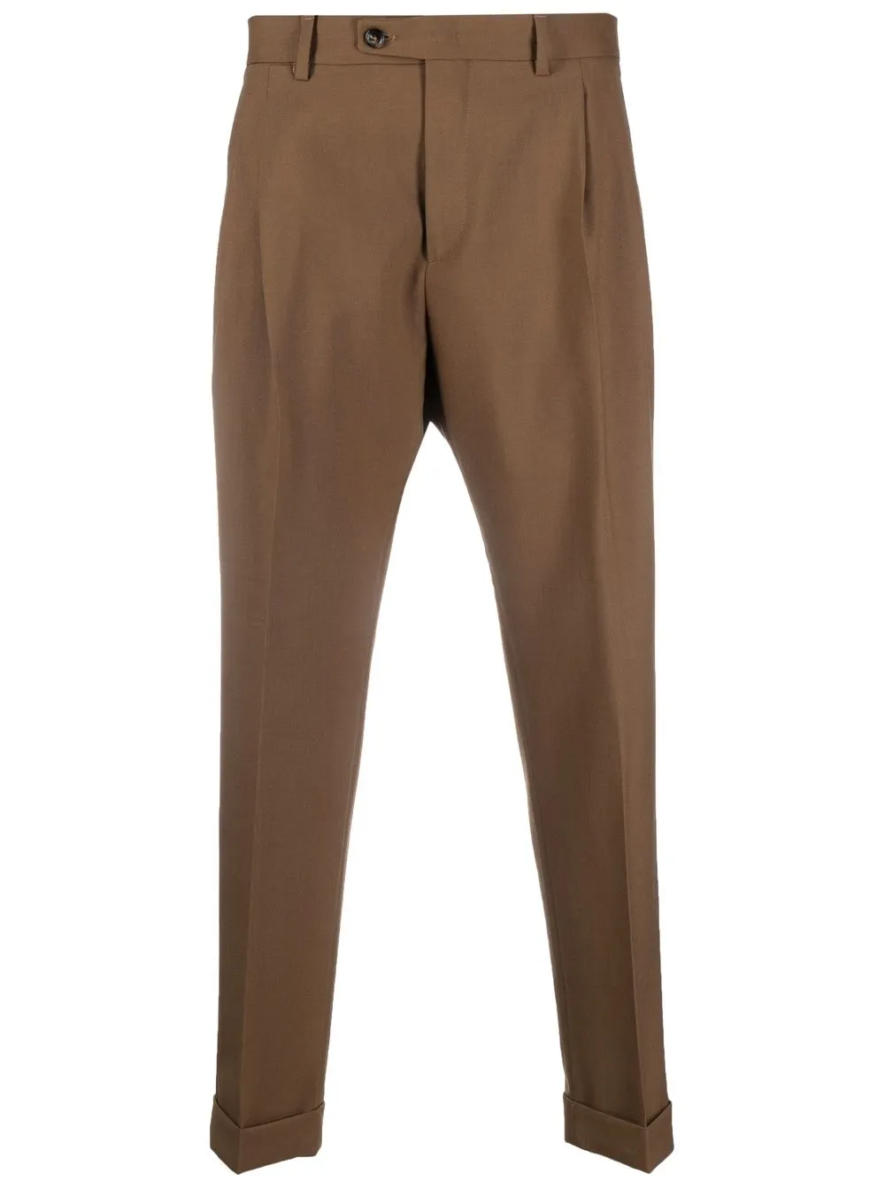 

Dell'oglio virgin wool tailored trousers - Brown