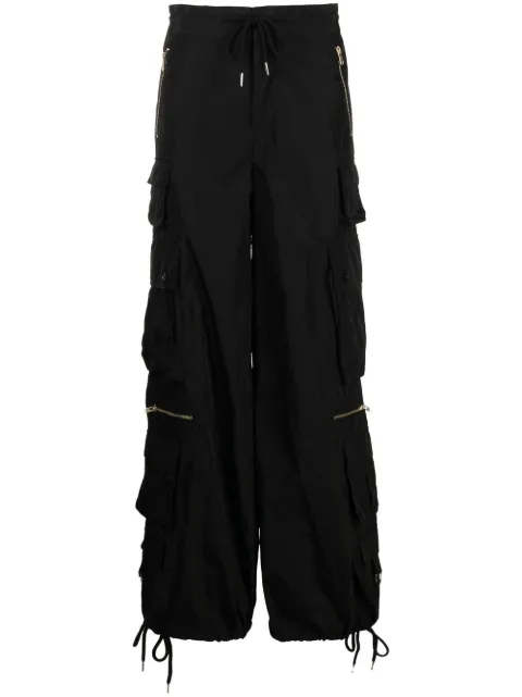 Cynthia Rowley wide-leg tapered cargo trousers