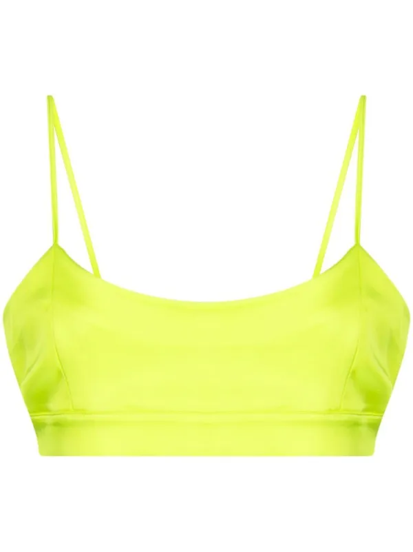 Yellow hot sale crop vest