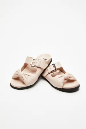 Bow-Embellished Sandals