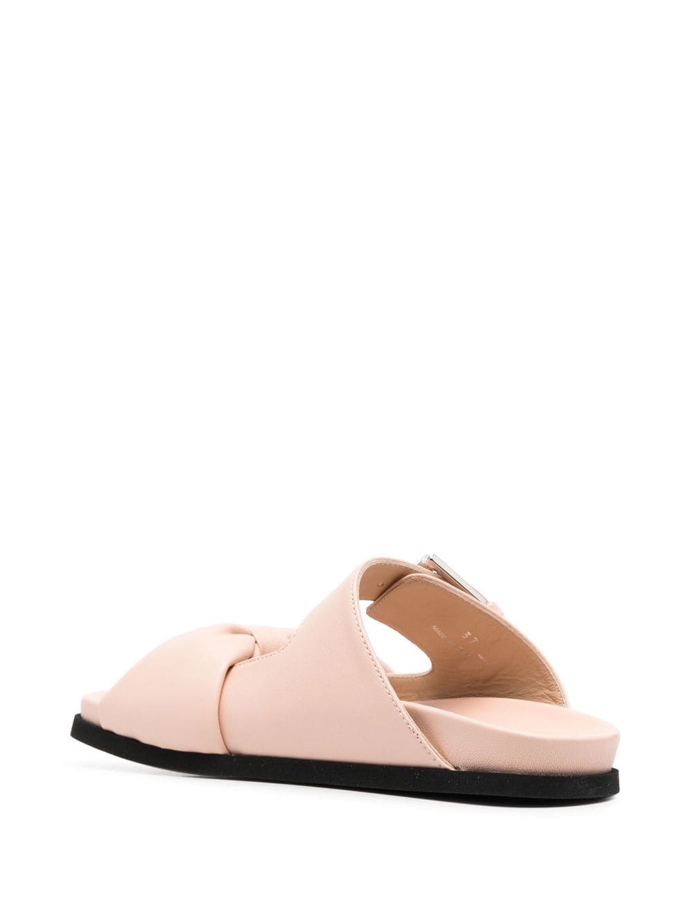Shop N°21 Bow Detail Strappy Slides In Pink