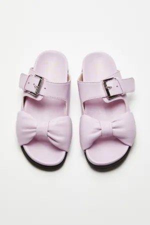 Bow-Embellished Sandals