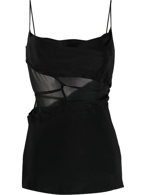 Christopher Esber Sheer-Kleid