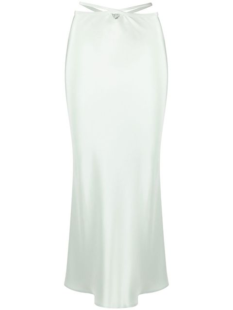 Christopher Esber Loophole cut-out midi skirt