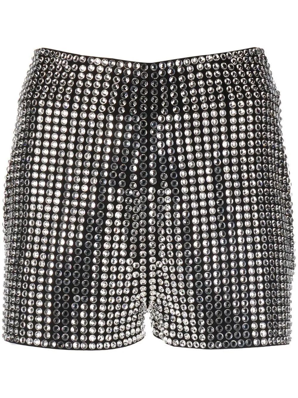 de la vali elvis crystal-embellsihed shorts - black