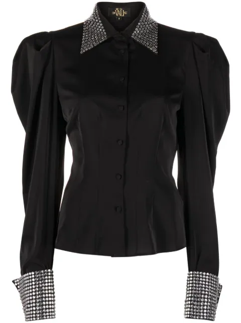 De La Vali El Paso puff-sleeve blouse