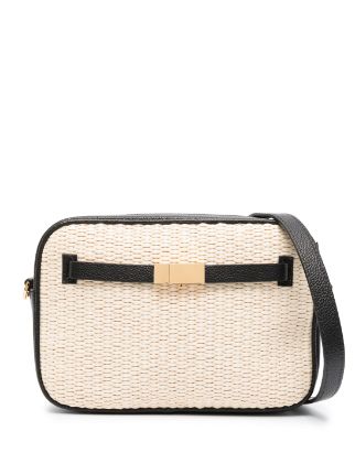 Grey RI monogram cross body bag