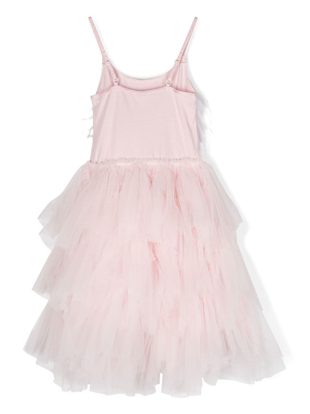 Shop Tutu Du Monde Florence Feather Tutu Dress In 粉色