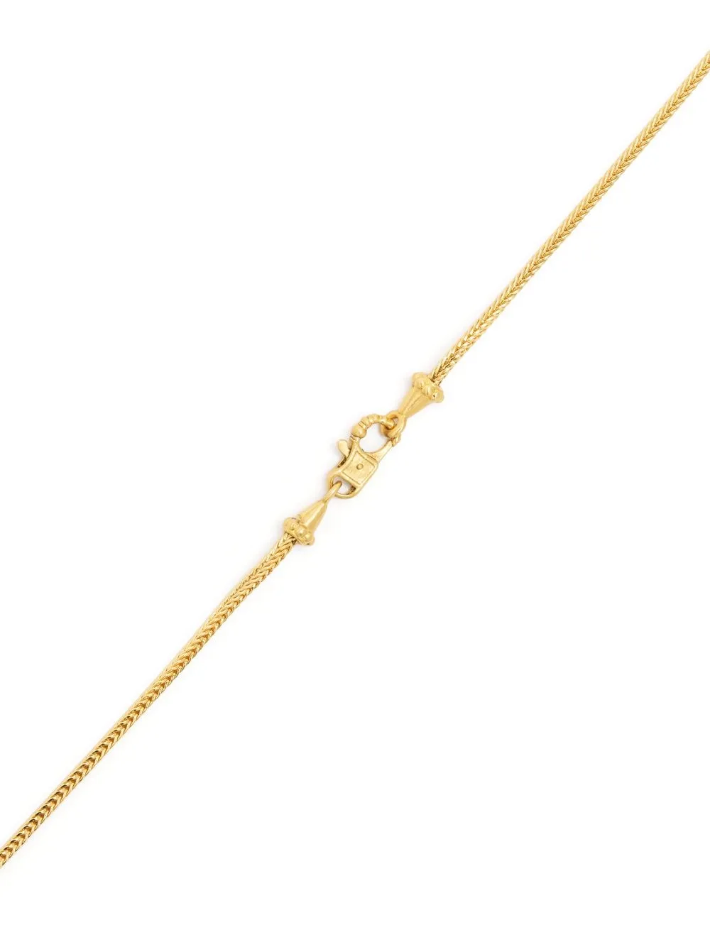 PROUNIS 22KT YELLOW GOLD DUO LOOP-IN-LOOP CHAIN NECKLACE