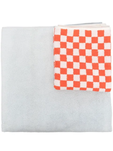 BAINA Paloma check-print towel