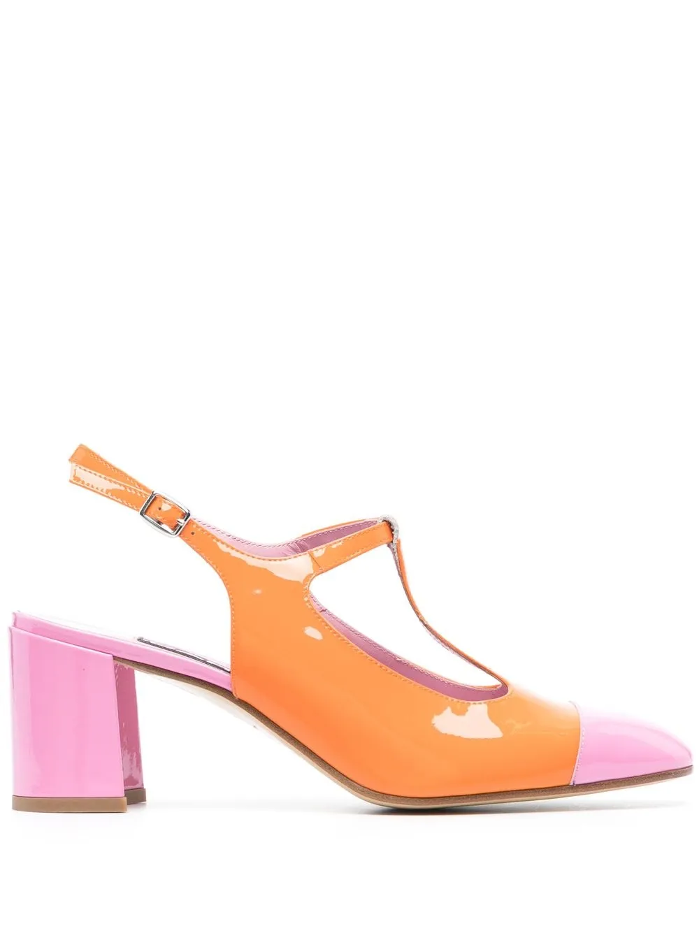 

Carel Paris Cannes 70mm slingback pumps - Orange