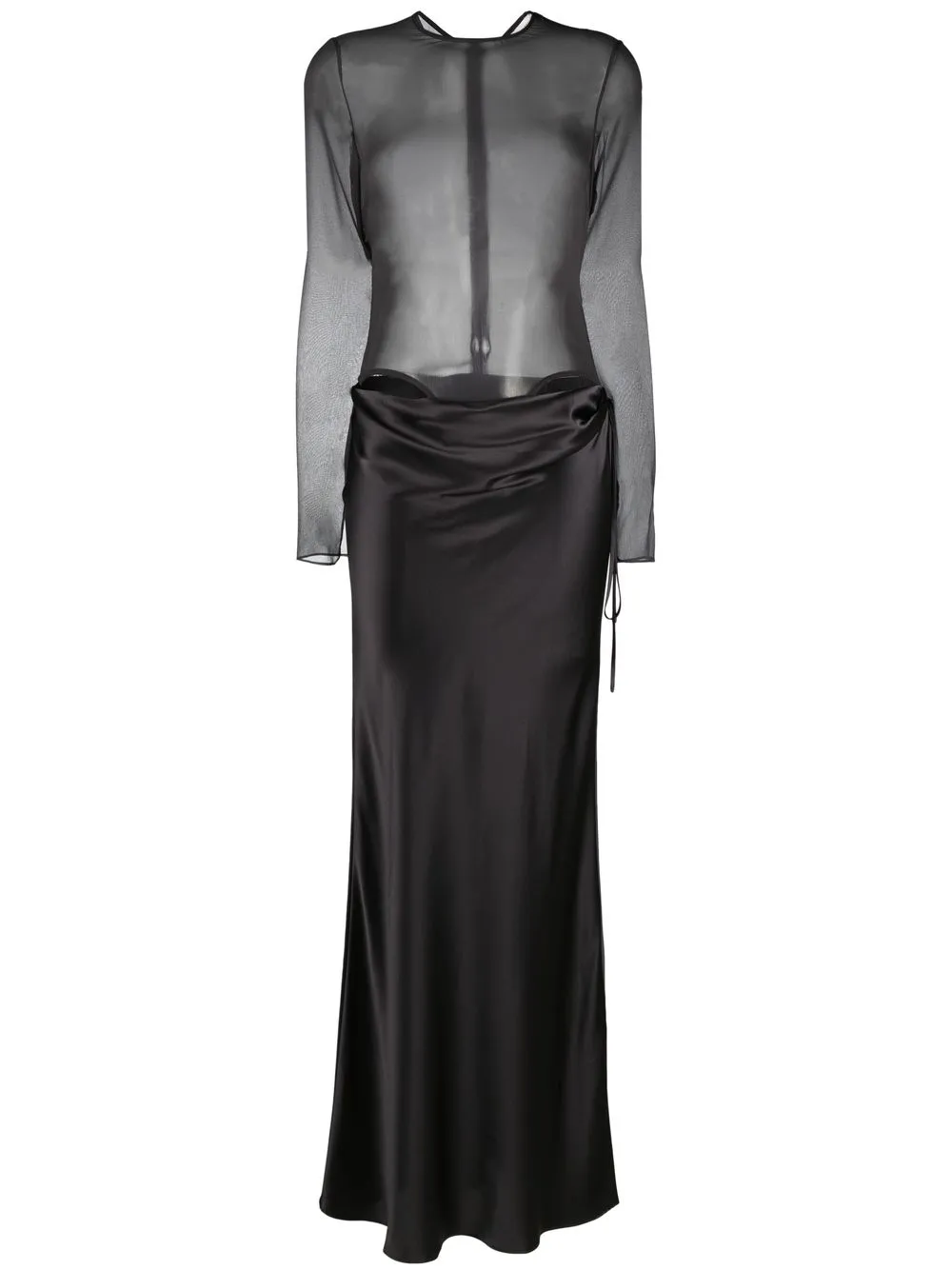 Image 1 of Christopher Esber sheer torso floor-length dress