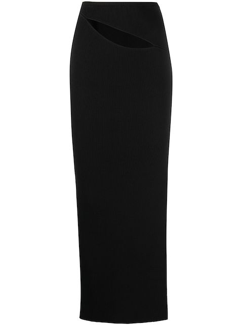Christopher Esber high-waisted slit-detail skirt