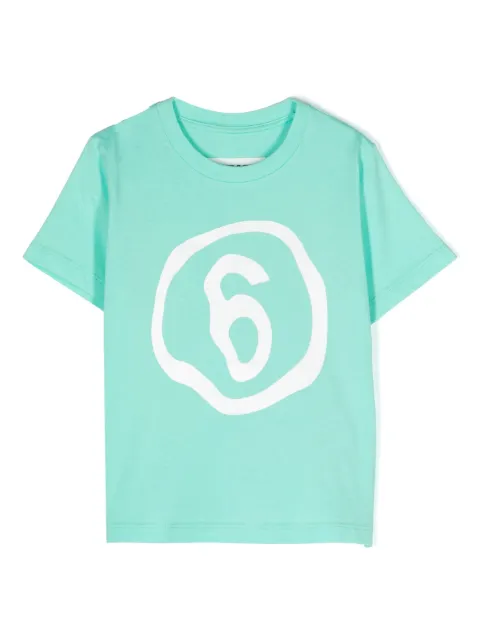 MM6 Maison Margiela Kids number-print cotton T-shirt