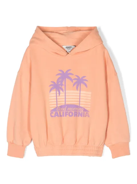 Hundred Pieces Morning California-print organic-cotton hoodie