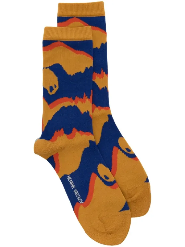 Cosmic Wave ankle socks