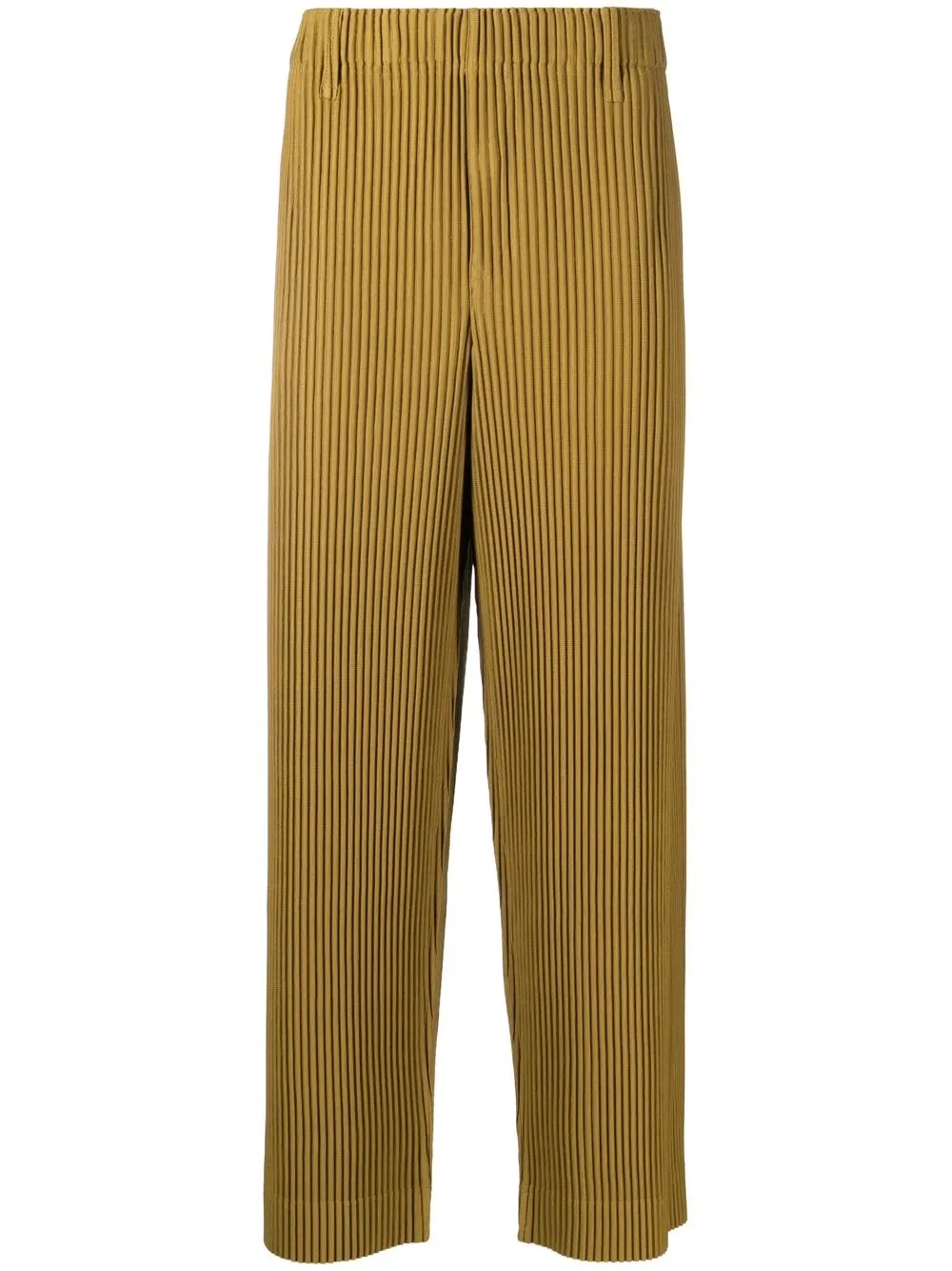 

Homme Plissé Issey Miyake pantalones rectos con pinzas - Amarillo