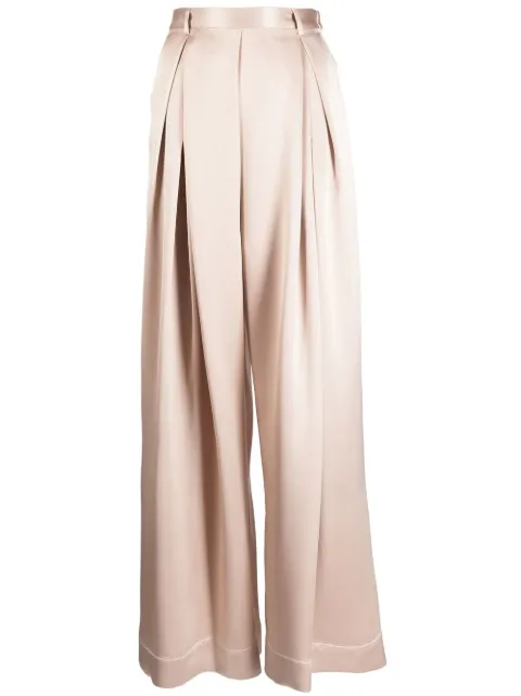 Goen.J pleated wide-leg trousers