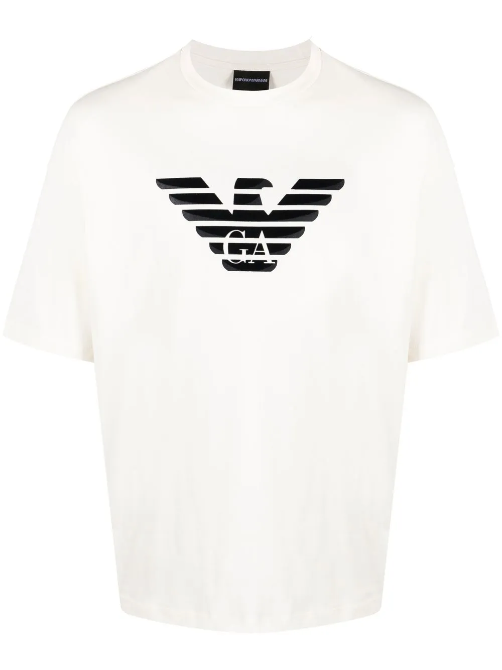 

Emporio Armani logo-print short-sleeve T-shirt - Neutrals